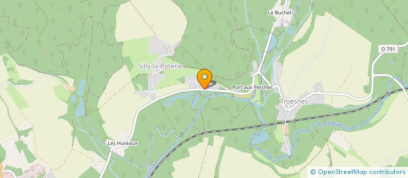 localisation de l'entreprise ETABLISSEMENTS LRJ  SILLY-LA-POTERIE