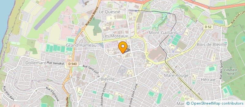 localisation de l'entreprise ETABLISSEMENTS LUCAS à LE HAVRE