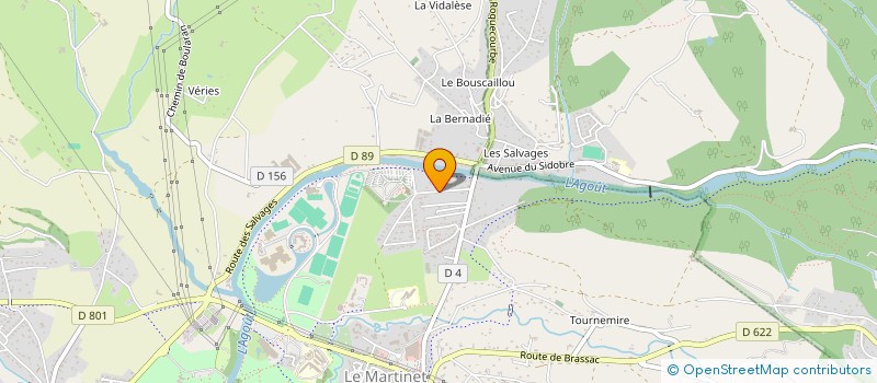 localisation de l'entreprise ETABLISSEMENTS LUCIEN MONSARRAT ET FILS à CASTRES