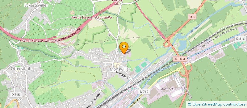 localisation de l'entreprise ETABLISSEMENTS LUTZ ET COMPAGNIE à MONSWILLER