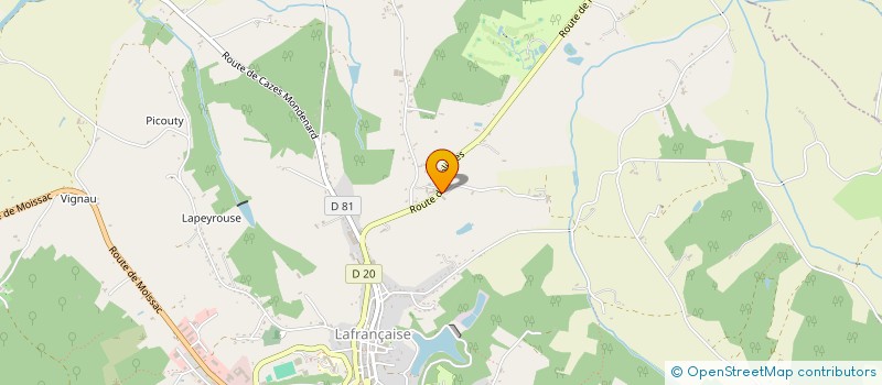 localisation de l'entreprise ETABLISSEMENTS LUVISUTTO  LAFRANCAISE