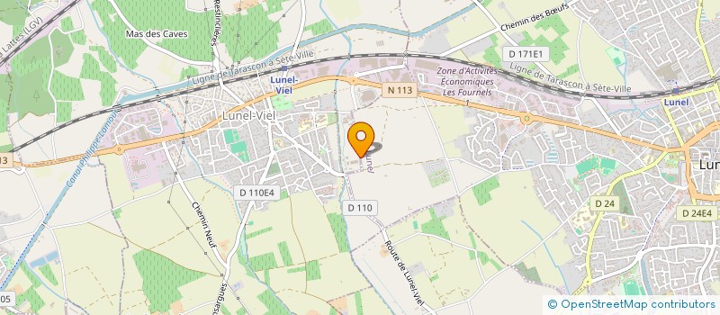 localisation de l'entreprise ETABLISSEMENTS LUXORD à LUNEL-VIEL