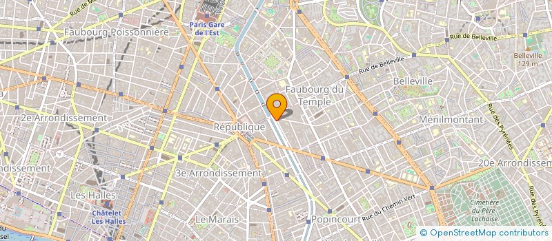 localisation de l'entreprise ETABLISSEMENTS M. TARDY SA à PARIS