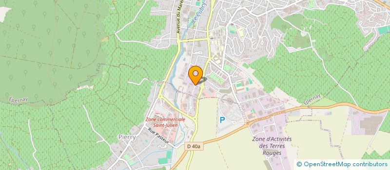 localisation de l'entreprise ETABLISSEMENTS MABILON  EPERNAY