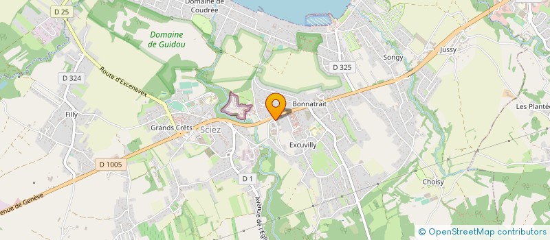 localisation de l'entreprise ETABLISSEMENTS MAGRETTI à SCIEZ