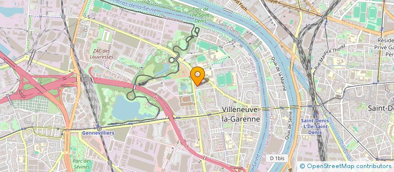 localisation de l'entreprise ETABLISSEMENTS MAILLARD à VILLENEUVE-LA-GARENNE