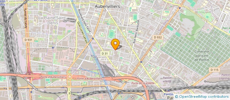 localisation de l'entreprise ETABLISSEMENTS MALARD ET COMPAGNIE  AUBERVILLIERS