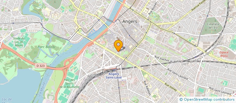 localisation de l'entreprise ETABLISSEMENTS MALEN à ANGERS