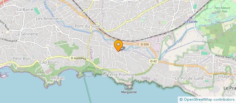 localisation de l'entreprise ETABLISSEMENTS MANIRY  LA GARDE