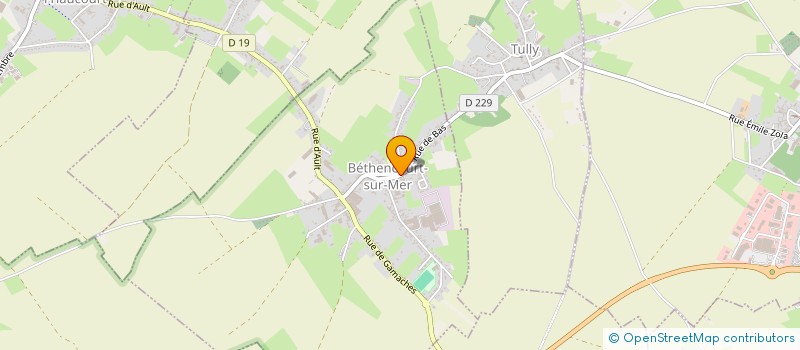 localisation de l'entreprise ETABLISSEMENTS MARC PETIT ET FILS à BETHENCOURT-SUR-MER