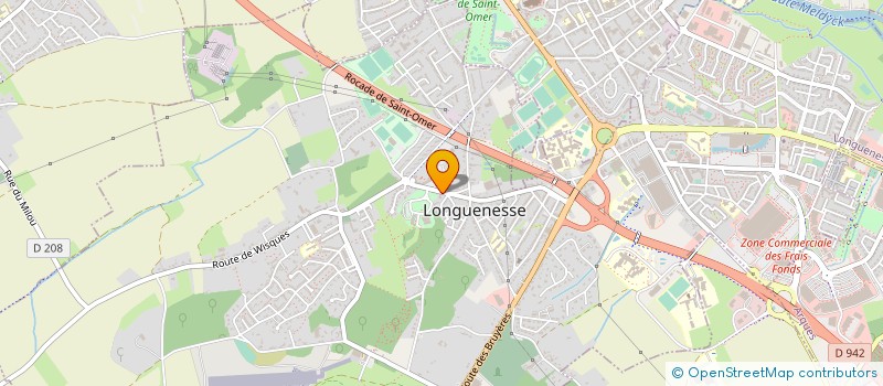 localisation de l'entreprise ETABLISSEMENTS MARC POIRE à LONGUENESSE
