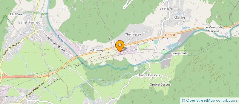localisation de l'entreprise ETABLISSEMENTS MARCEL DURET à VAL DE CHAISE
