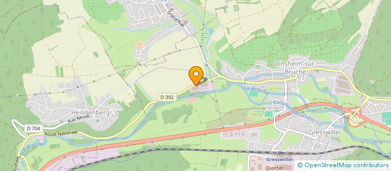 localisation de l'entreprise ETABLISSEMENTS MARCHAL  DINSHEIM-SUR-BRUCHE