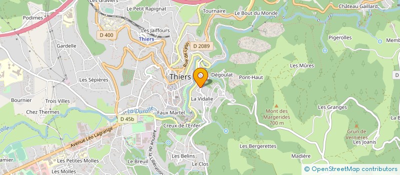 localisation de l'entreprise ETABLISSEMENTS MARCHEPOIL à THIERS