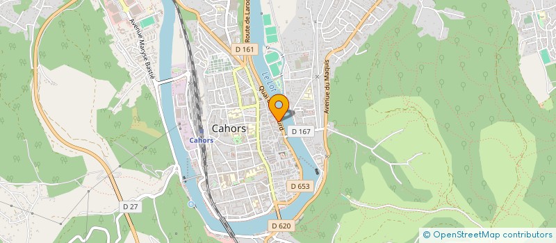 localisation de l'entreprise ETABLISSEMENTS MARCOU à CAHORS
