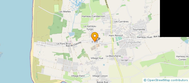 localisation de l'entreprise ETABLISSEMENTS MARIE SA à TOURNEVILLE-SUR-MER