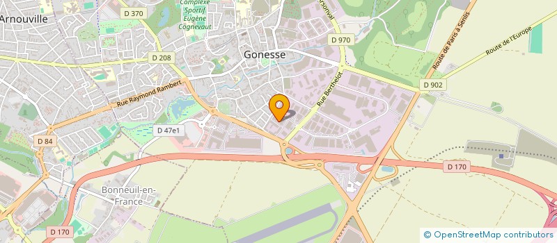 localisation de l'entreprise ETABLISSEMENTS MARLOUIS  GONESSE