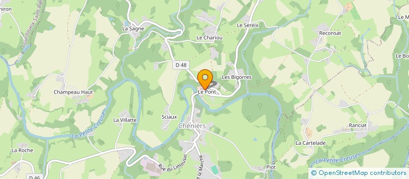 localisation de l'entreprise ETABLISSEMENTS MARMION  CHENIERS