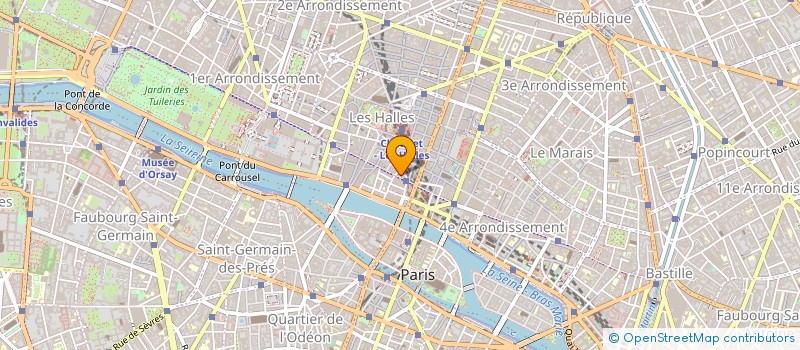 localisation de l'entreprise ETABLISSEMENTS MAROCIM à PARIS