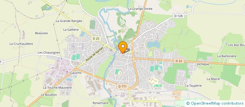 localisation de l'entreprise ETABLISSEMENTS MARQUIS à CRAON