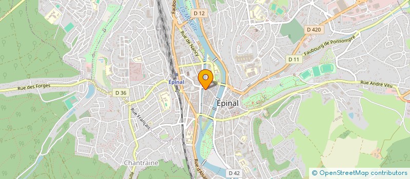 localisation de l'entreprise ETABLISSEMENTS MARQUIS à EPINAL
