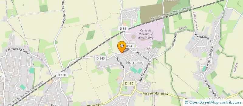 localisation de l'entreprise ETABLISSEMENTS MARSCHAL à HORNAING