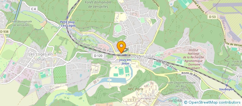 localisation de l'entreprise ETABLISSEMENTS MARTEAU ET CIE  JOUY-EN-JOSAS