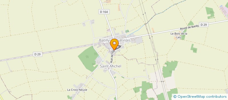 localisation de l'entreprise ETABLISSEMENTS MARTIN à BATILLY-EN-GATINAIS