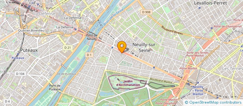 localisation de l'entreprise ETABLISSEMENTS MARTIN à NEUILLY-SUR-SEINE
