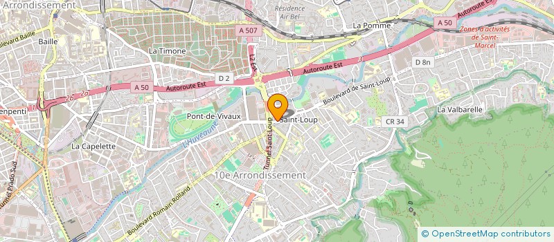 localisation de l'entreprise ETABLISSEMENTS MARTINEZ ET FILS à MARSEILLE