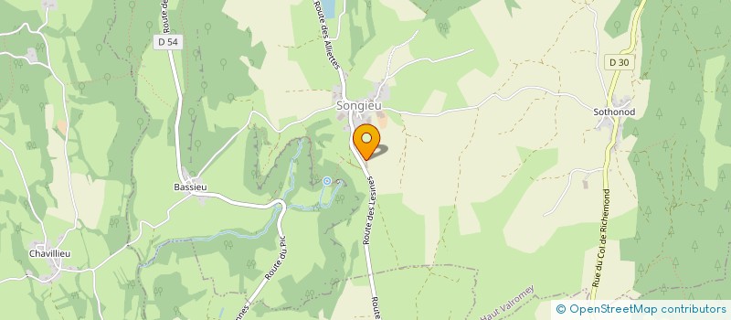 localisation de l'entreprise ETABLISSEMENTS MARTINOD FRERES  HAUT VALROMEY