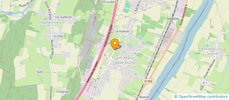 localisation de l'entreprise ETABLISSEMENTS MASSON  SAINT-MARTIN-BELLE-ROCHE