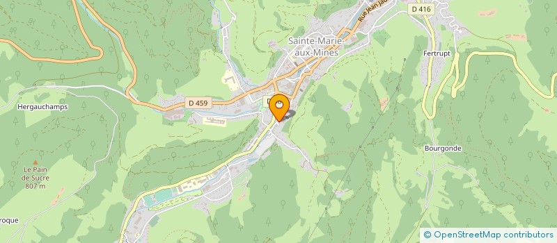 localisation de l'entreprise ETABLISSEMENTS MAURICE ALEXANDRE  SAINTE-MARIE-AUX-MINES