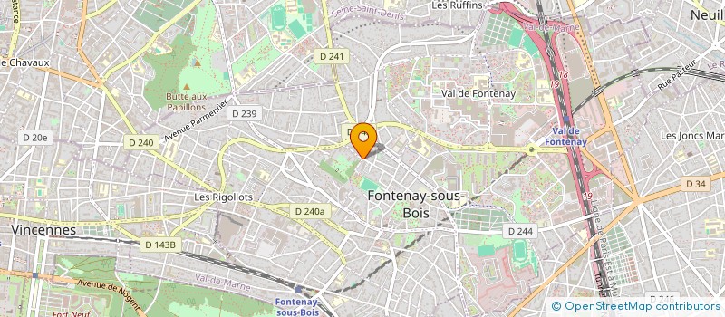 localisation de l'entreprise ETABLISSEMENTS MAURICE BEUZART à PANTIN