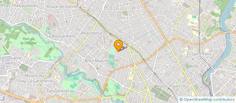 localisation de l'entreprise ETABLISSEMENTS MAURICE TOMEI à NANTES