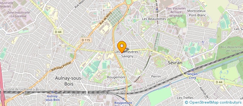 localisation de l'entreprise ETABLISSEMENTS MAVRE à SEVRAN