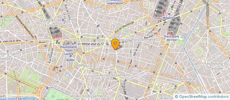 localisation de l'entreprise ETABLISSEMENTS MAX ROGER  PARIS