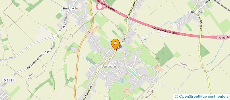 localisation de l'entreprise ETABLISSEMENTS MAYEUR ET COMPAGNIE à BURBURE