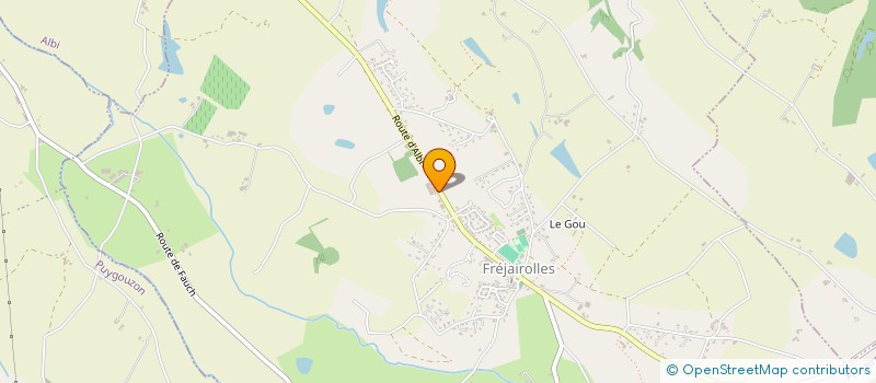 localisation de l'entreprise ETABLISSEMENTS MAYNADIER à FREJAIROLLES