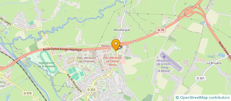 localisation de l'entreprise ETABLISSEMENTS MAZILLE à PARAY-LE-MONIAL