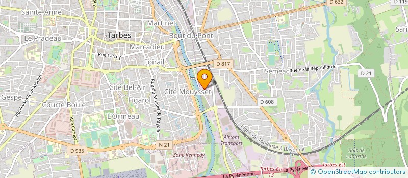 localisation de l'entreprise ETABLISSEMENTS MAZZELLA à SEMEAC