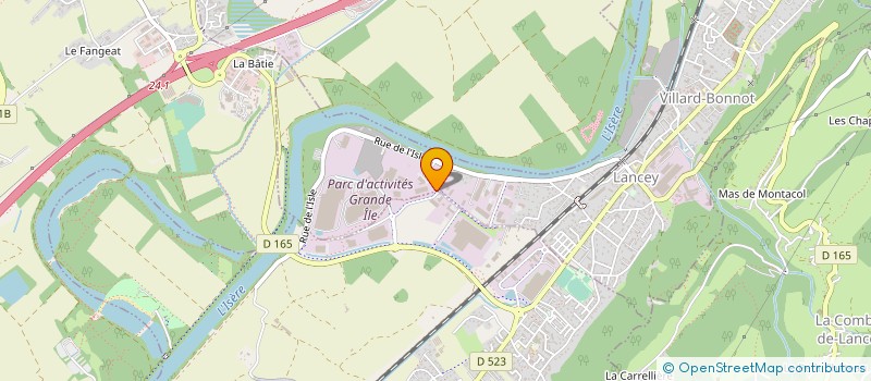 localisation de l'entreprise ETABLISSEMENTS MAZZILLI à VILLARD-BONNOT
