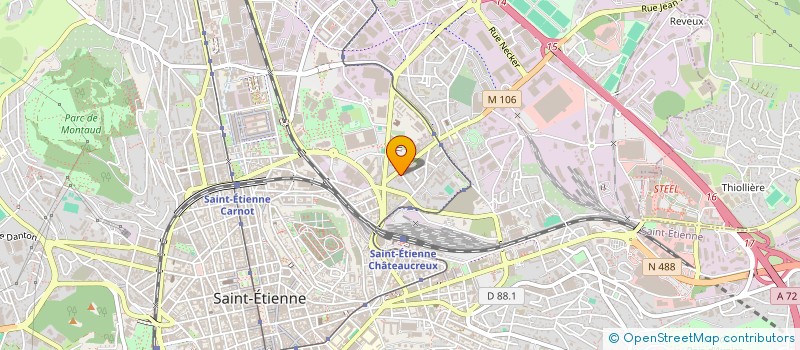 localisation de l'entreprise ETABLISSEMENTS MECANOTUB  SAINT-ETIENNE