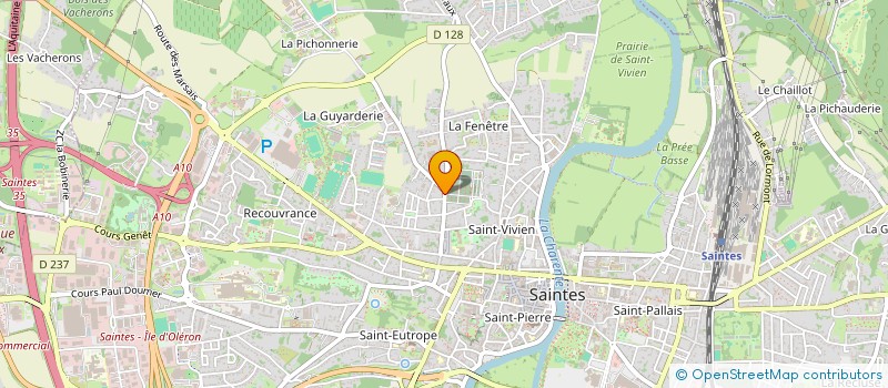 localisation de l'entreprise ETABLISSEMENTS MECHIN JOULIN  SAINTES