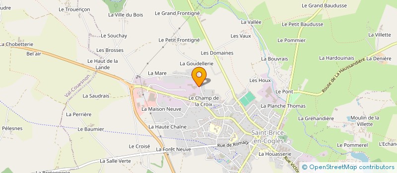 localisation de l'entreprise ETABLISSEMENTS MENARD LOUIS  MAEN ROCH