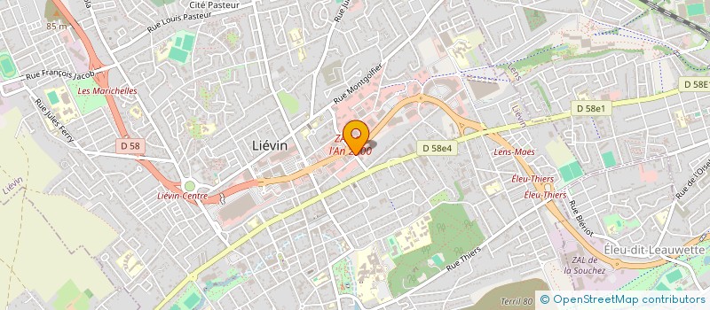 localisation de l'entreprise ETABLISSEMENTS MERCIER à LIEVIN