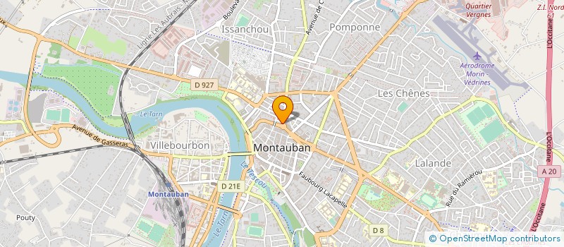 localisation de l'entreprise ETABLISSEMENTS MERCIER  MONTAUBAN