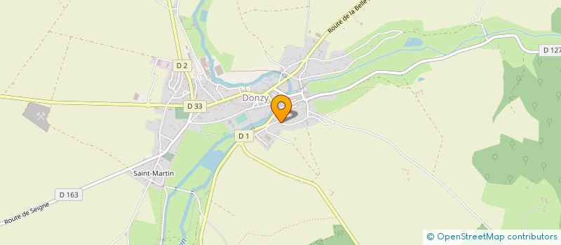 localisation de l'entreprise ETABLISSEMENTS MERCIER ET FILS à DONZY
