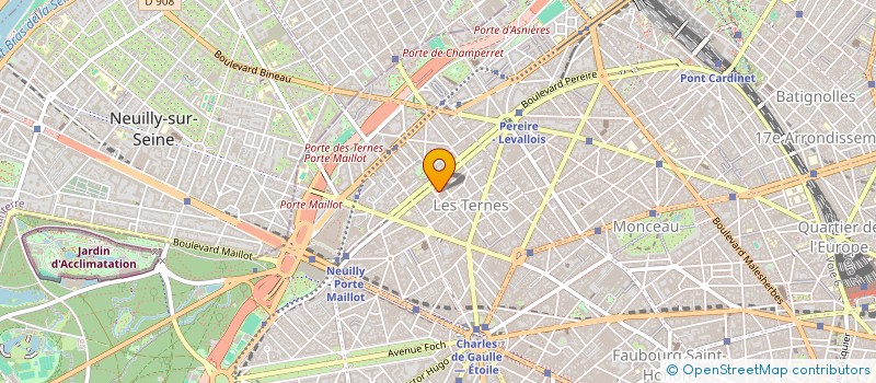 localisation de l'entreprise ETABLISSEMENTS MERIL à CLICHY