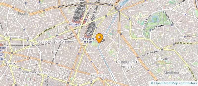 localisation de l'entreprise ETABLISSEMENTS METALLURGIQUE BRUN FRERES à PARIS